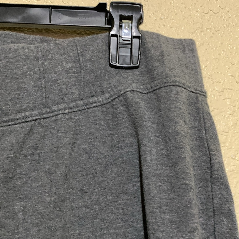 Lands' End Capris Stretch Pants Gray 2X Starfish Crop Straight Cotton Spandex - Picture 6 of 16